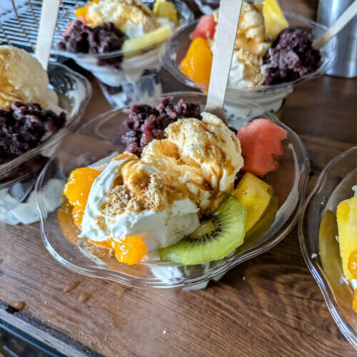 フルーツあんみつ