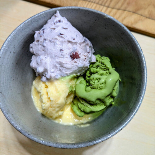 3色あんこアイス