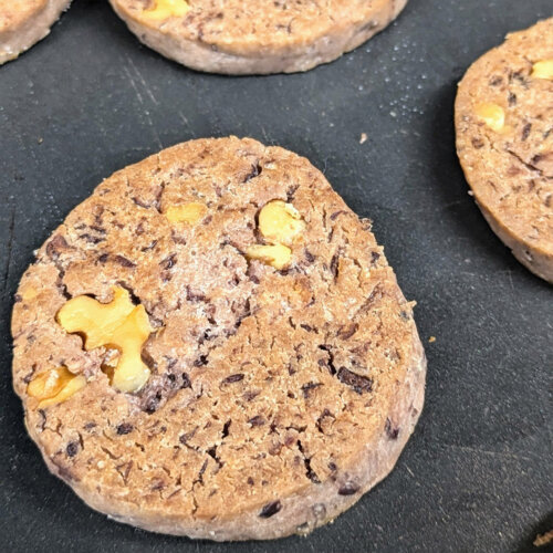 あんこくるみ米粉クッキー