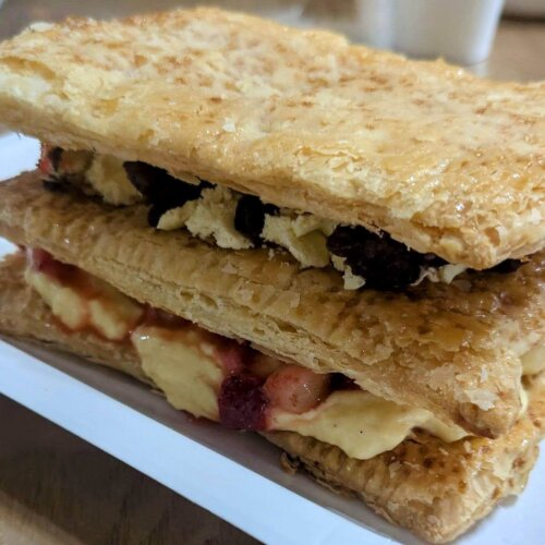 パイ生地のミルフィーユ